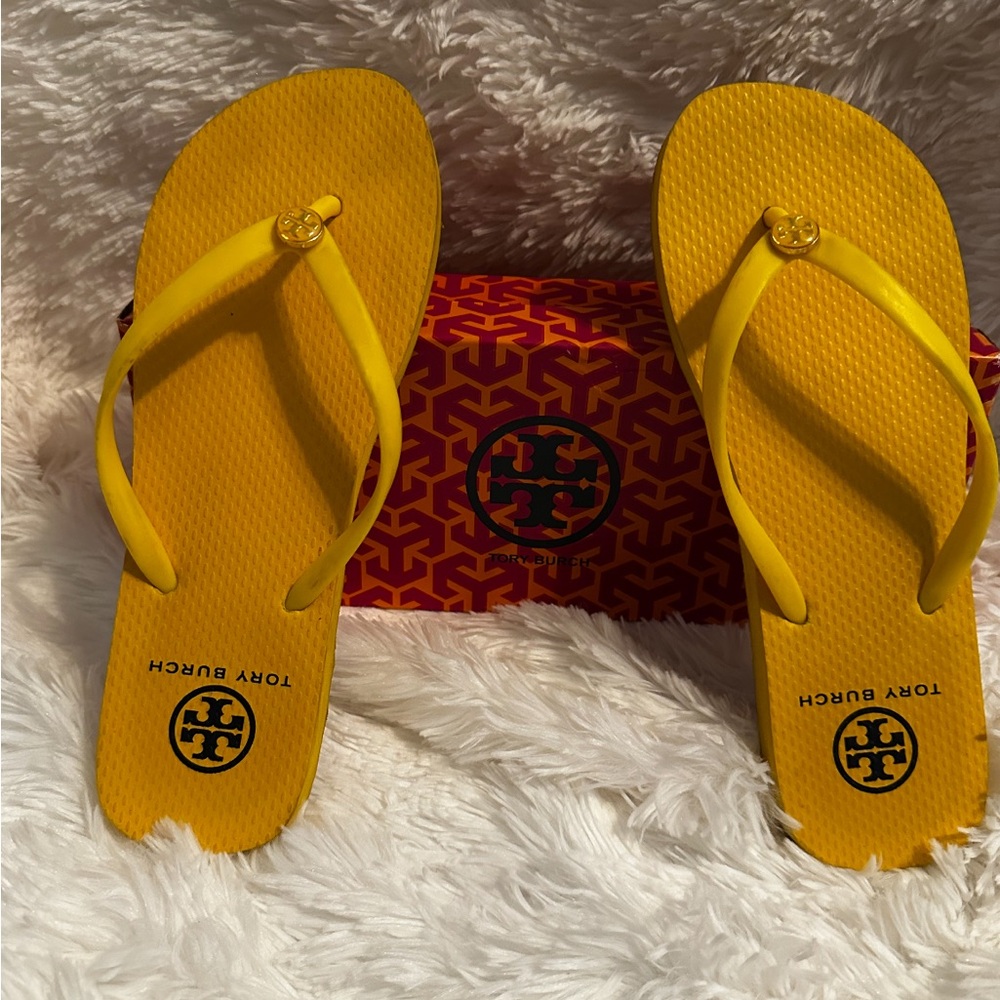 Tory Burch Sunny Yellow Sandals